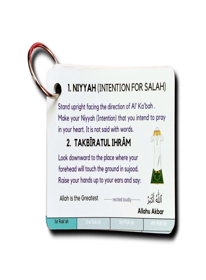 Hidaya Prints How to Pray Salah: A Step-by-Step Guide on How to Pray for Muslims and Reverts, Islamic Gift Ramadan, Quran Tranliterations and Translations - Image 1